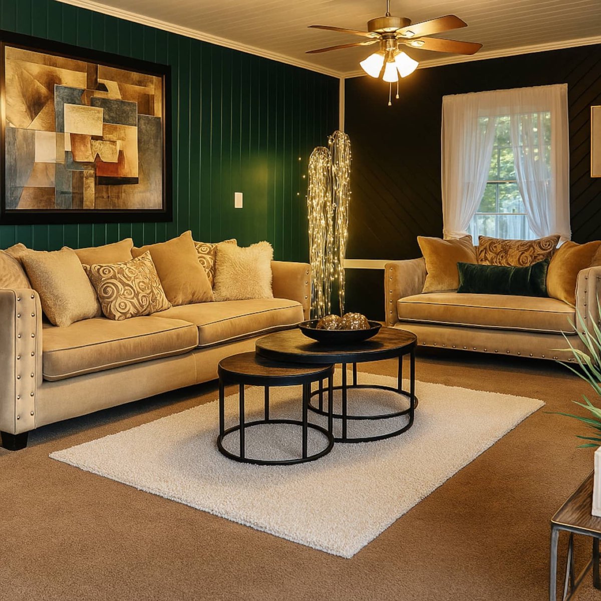 Designer living room at Zen Country - the founder's story behind The Zen Collection